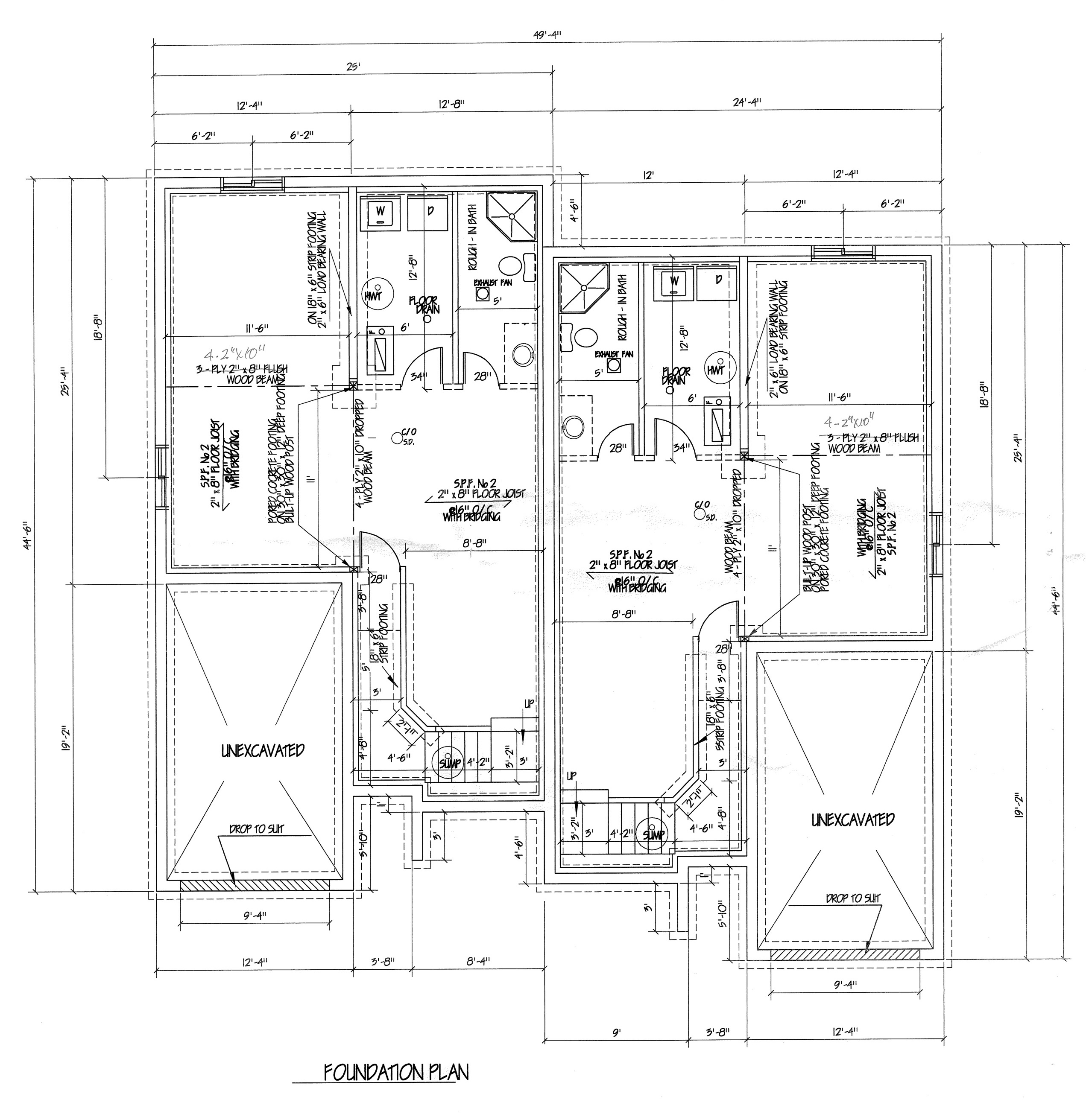 133 & 135 FORHAN – Basement – NOR-BUILT Construction